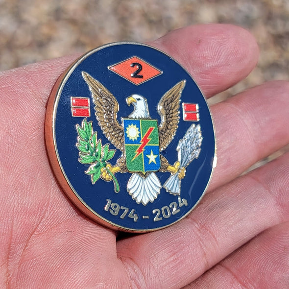 2d Ranger Bn 50th Ann Coin Back-Order 2