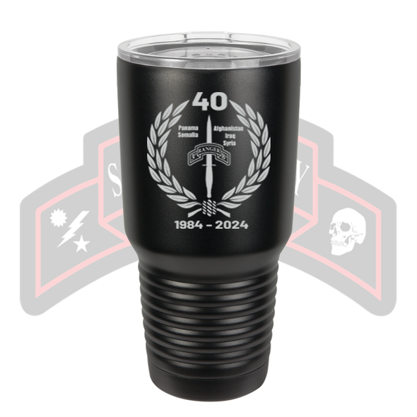 3d Ranger Bn 40th Anniversary Tumbler