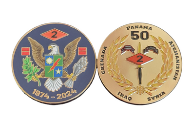 2d Ranger Bn 50th Ann Coin