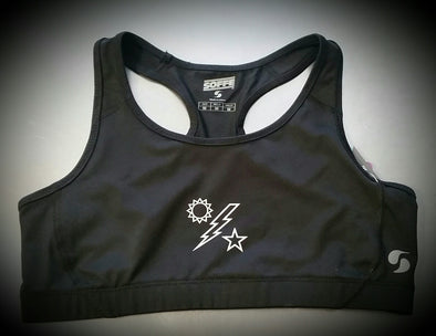 Ladies - Black Sports Bra DUI