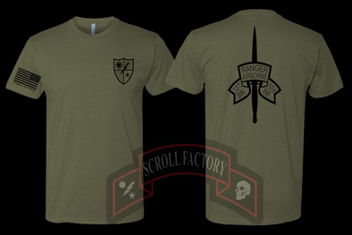 1st Bn Old Scroll Dagger Shirt