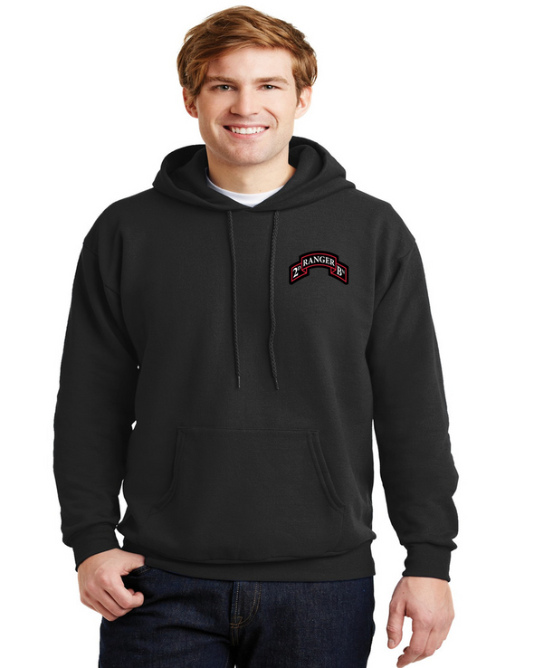 2d Ranger Bn Scroll Pullover Hoodie