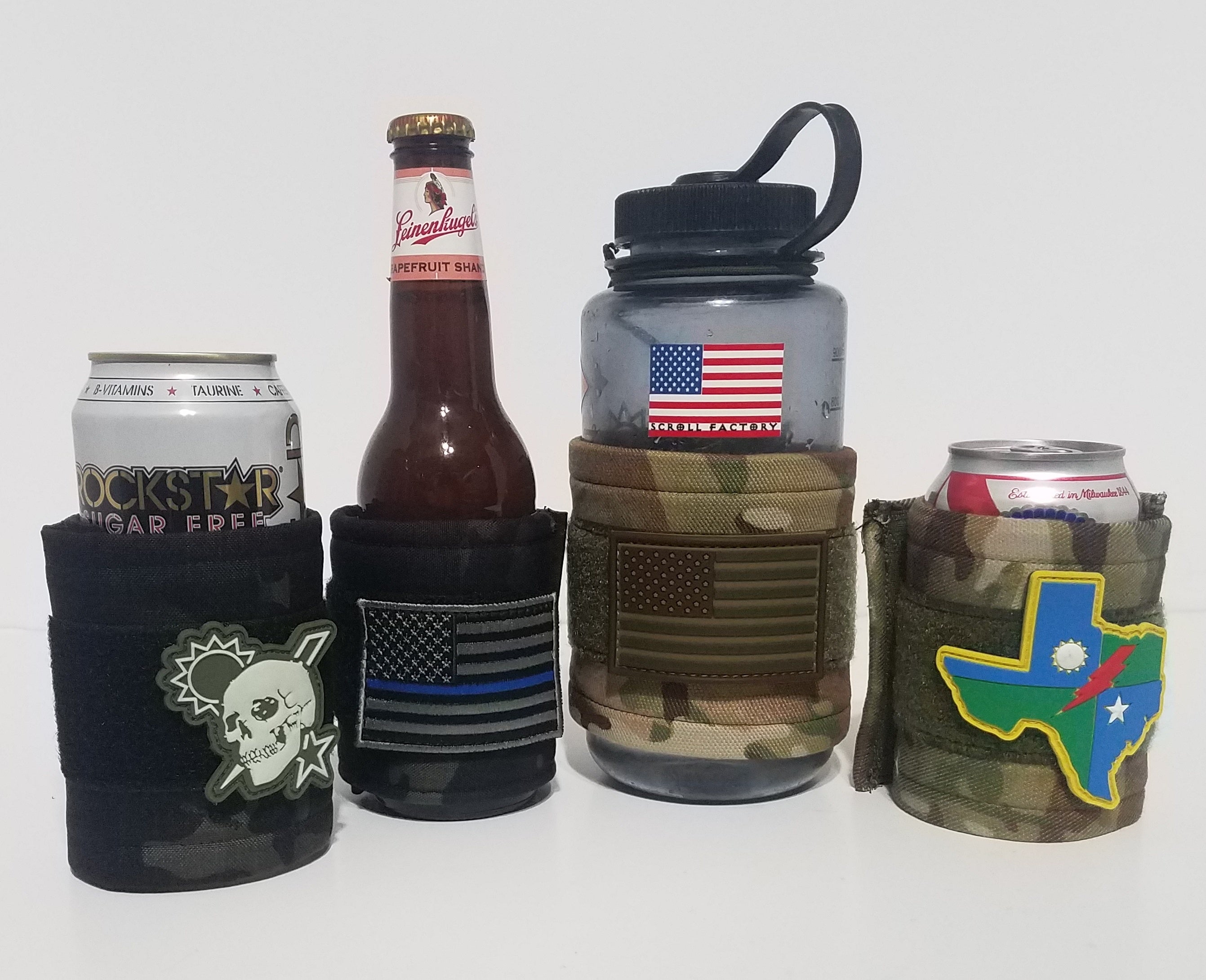 Amscan Patriotic Can & Bottle Koozies - 4ct. (2 of Each)